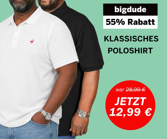Bigdude Wochenangebot – Polos jetzt nur 12,99 €